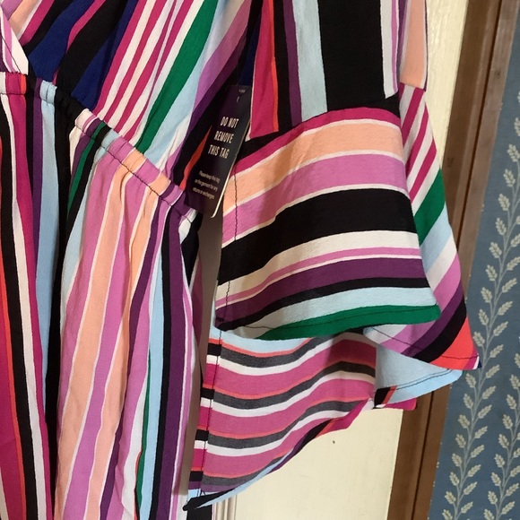 Express Striped Romper Size Small New - Picture 4 of 16